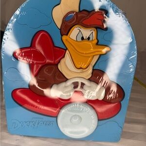 Disney Duck Tales Plastic Airplane Puzzle for Kids